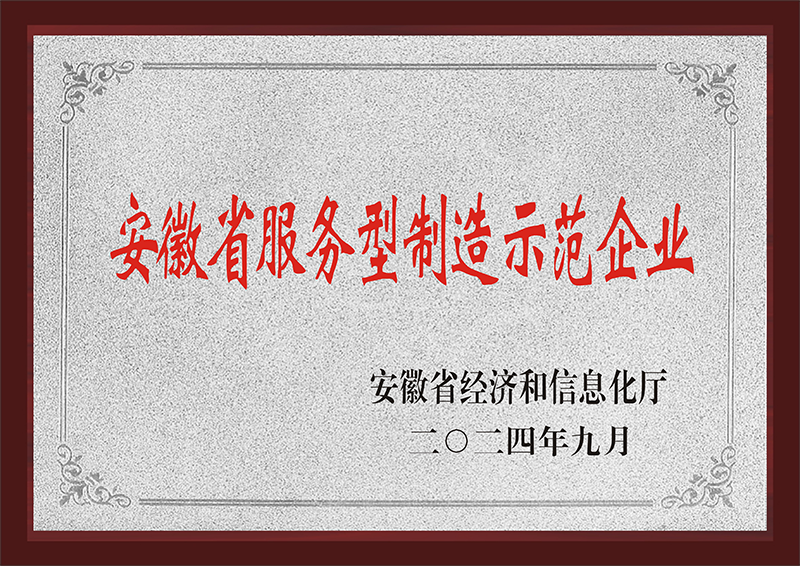 安徽省服务型制造示范... 