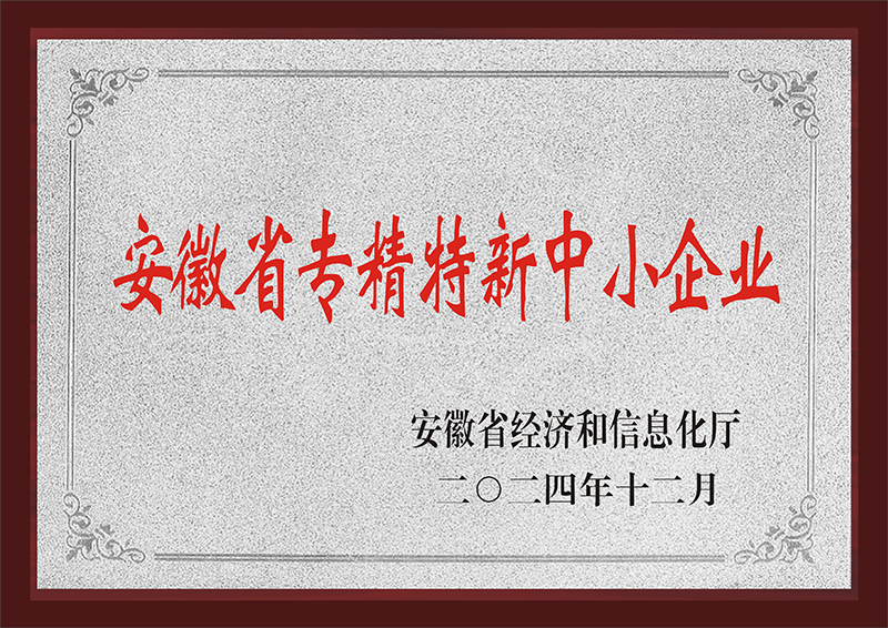 安徽省专精特新中小企... 